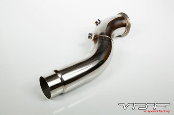 VRSF 3.5" Stainless Steel Brushed Catless Downpipe for F10/F11/F07 535i/xi F12/F13 640i E70/E71 X5 X6 VRSF 3.5" Stainless Steel Brushed Catless Downpipe for F10/F11/F07 535i/xi F12/F13 640i E70/E71 X5 X6