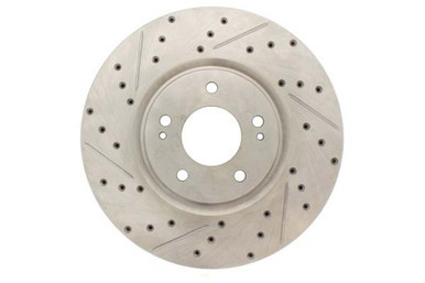 StopTech Select Sport Drilled and Slotted Brake Rotor; Rear Right | 227.33099R