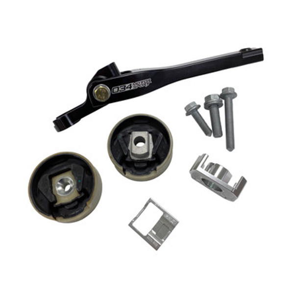 034Motorsport Billet Spherical Dogbone Mount Performance Pack with Dogbone Pucks, Audi 8V.5 RS3 and  8S TTRS