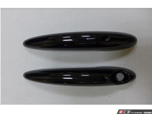 Door Handle Piano Black Cover - Set