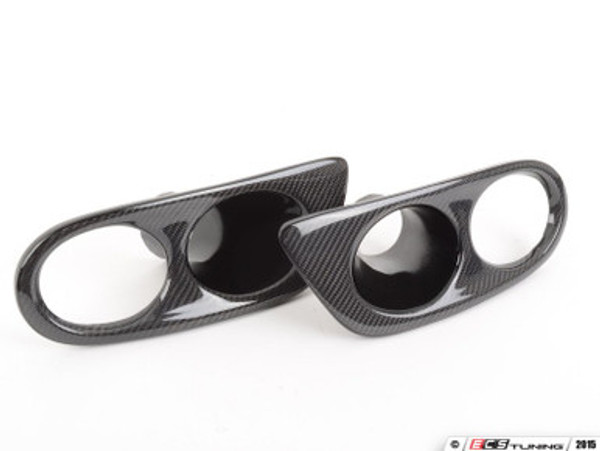 Fog Light Inserts - carbon fiber