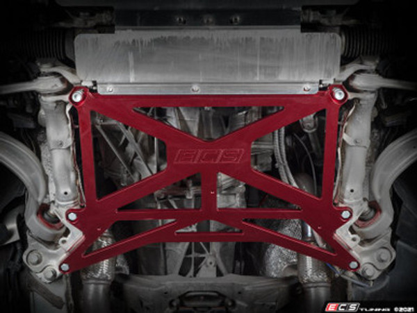 Audi B8 Pre-Facelift Billet X-Brace - Red