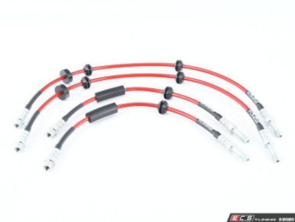 Audi C7 S6/S7 Exact-Fit Stainless Steel Brake Line Set - Front And Rear