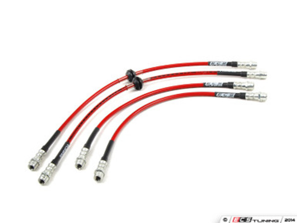 Front & Rear Exact-Fit Stainless Steel Brake Lines - Kit | ES2594650