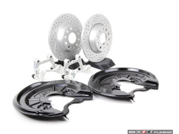 ECS Rear Big Brake Kit - Cross Drilled & Slotted | ES205188