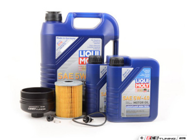 Oil Service Kit - With Magnetic Drain Plug & Black Aluminum Oil Filter Housing | ES3138738