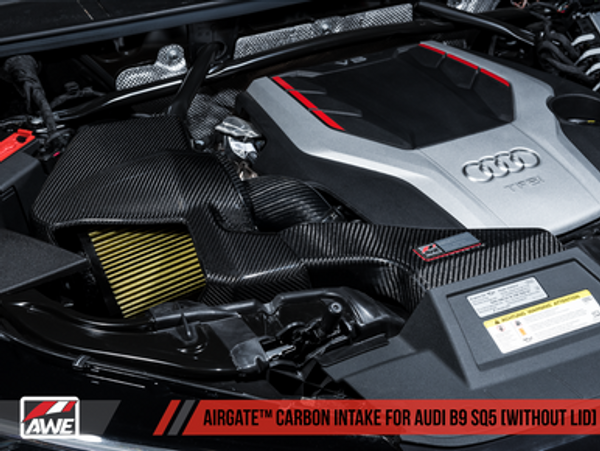 AWE AirGate? Carbon Fiber Intake for Audi B9 SQ5 3.0T - Without Lid
