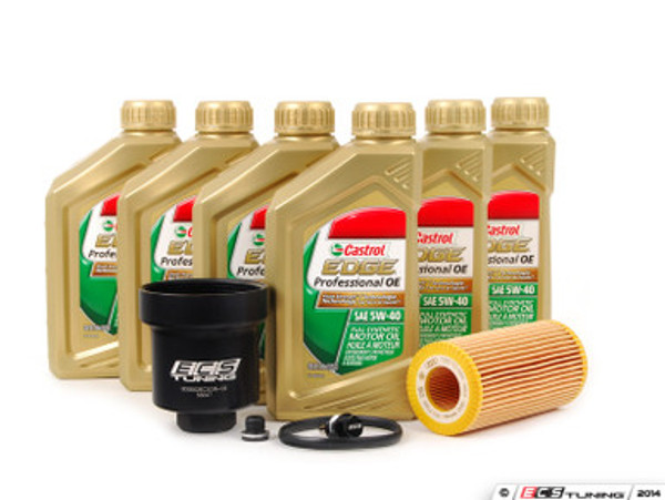 Genuine Oil Service Kit - With Magnetic Drain Plug & Black Aluminum Oil Filter Housing