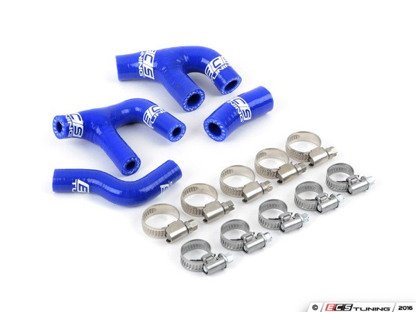 Silicone Vacuum Hose Kit - Blue