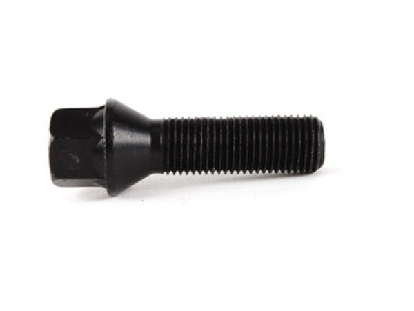 KarWerks Conical Seat M14 X 1.5 X 40 Black Zinc Plated 17mm Bolt Head - Priced Each