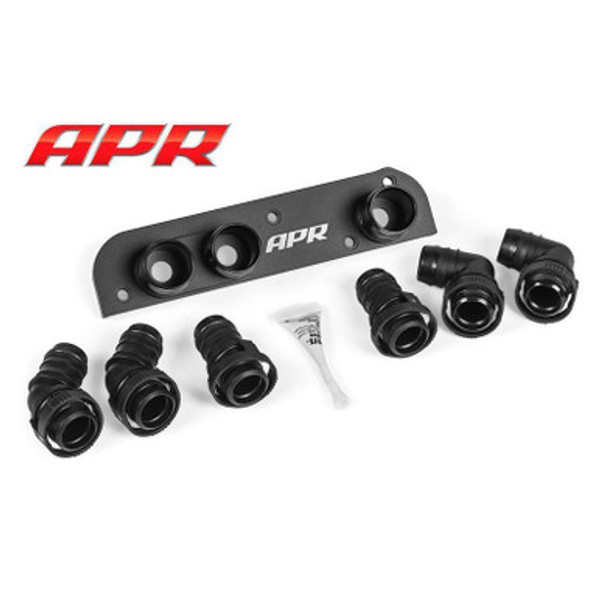 APR Oil Catch Can - Universal 2.0T EA113 PCV Block Off Plate and Fittings Only