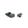 Glock EDC Fiber Front / Black Rear Sight Set by Henning