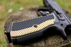 CZ Thin Brass w/ G10 Bogies Insert by Lok Grips (CZ75S2TBG10)