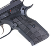 CZ Shadow 2 Compact  Palm Swell Grips GridLOK Aluminum by LOK Grips