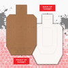 100 Pack of Official USPSA Cardboard Targets by CHL Targets