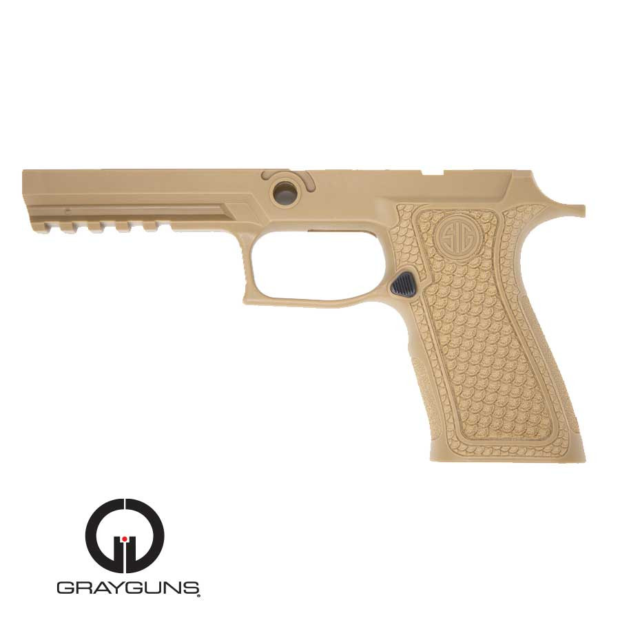 Sig P320 X-Full Tan Laser-Sculpted Grip Modules by Grayguns