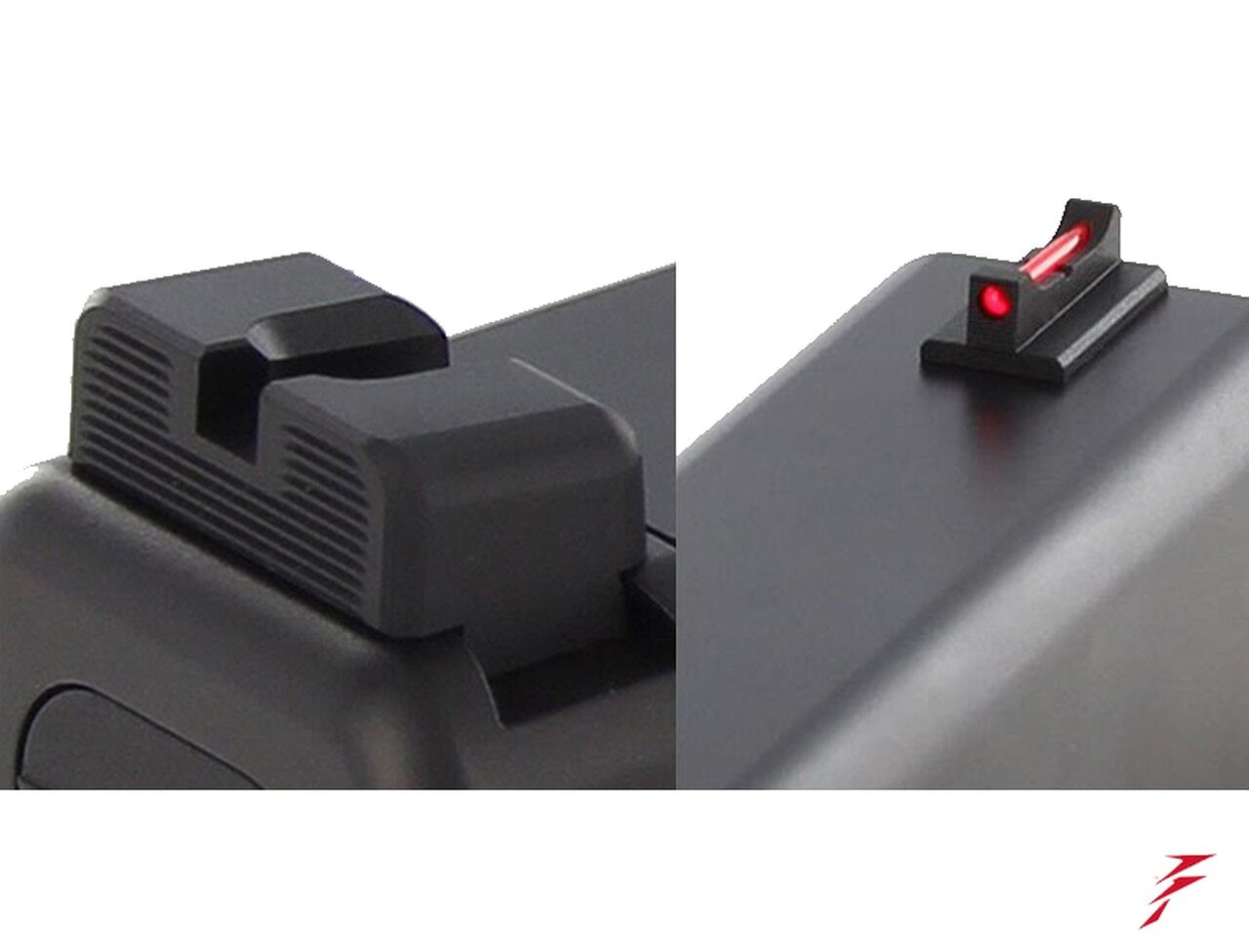 Dawson Precision Fixed Non Co-Witness Sight Set for  Glock Gen5 G17/G19 MOS