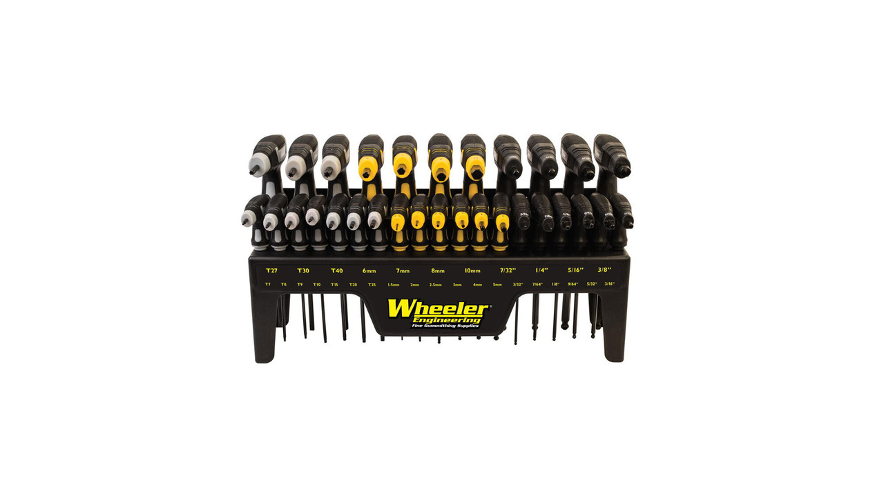 Wheeler 30-Piece SAE, Metric, Hex, Torx P-Handle Screwdriver Set