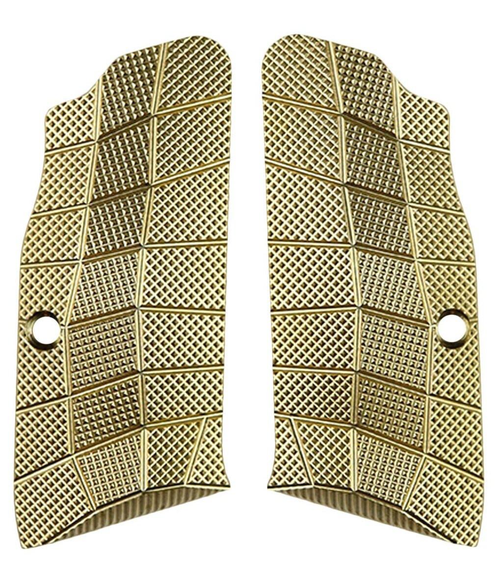 Tanfoglio / EAA / IFG - Palm Swell GridLOK Aggressive Brass by Lok