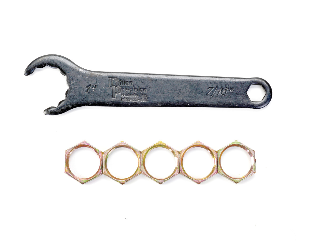 Dillon Precision Steel Die Locking Rings w/ 1" Wrench