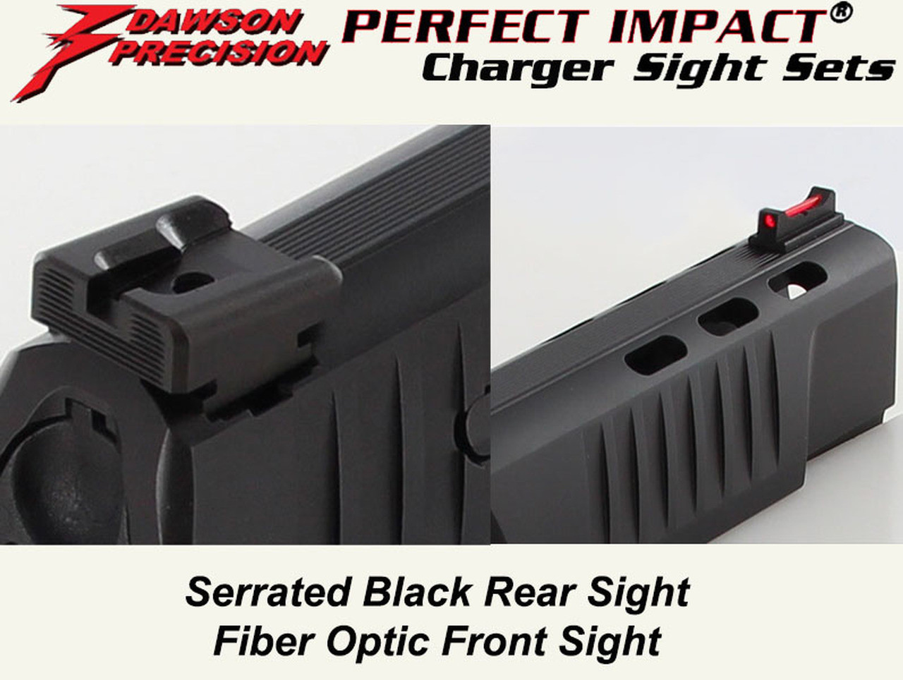 Walther PPQ M2 Fixed Charger Sight Set by Dawson Precision