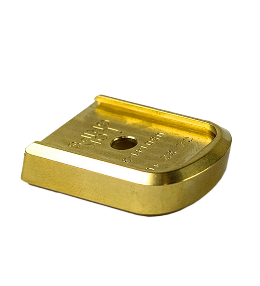 CZ Shadow 2 Magazine Base Pads Brass +0 by LOK Grips | BSPS