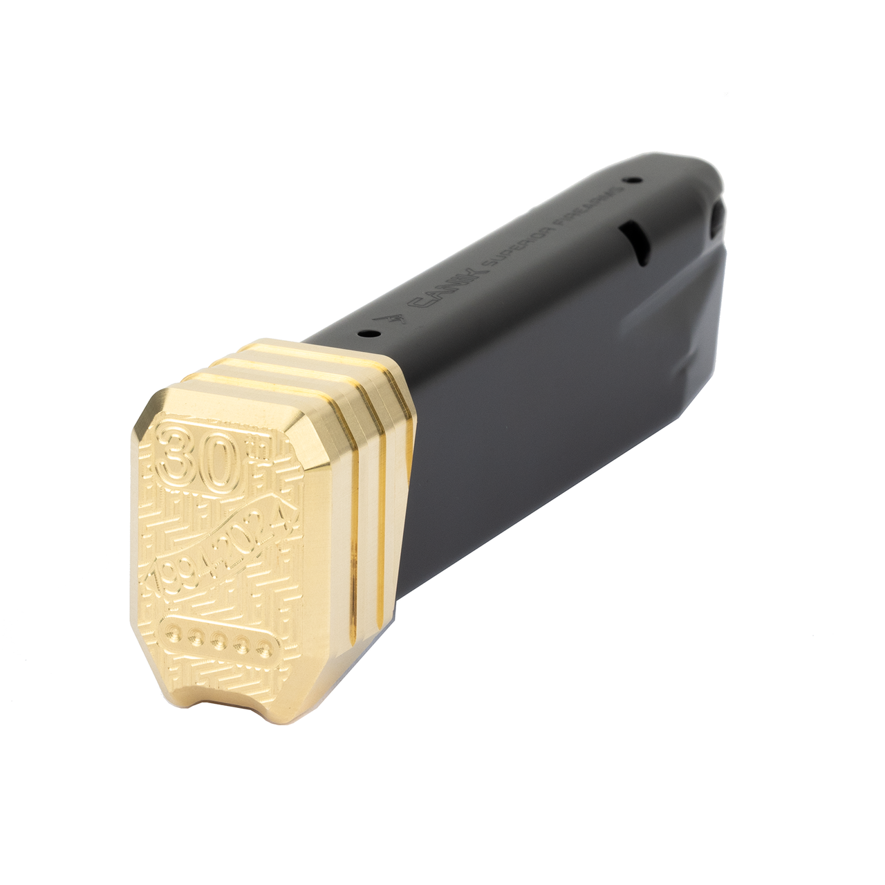 Canik +4  Version 2 Brass Magazine Extension by Taylor Freelance