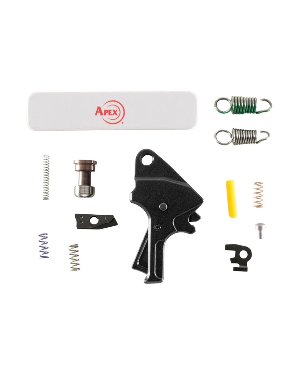Apex Tactical Flat-Faced Trigger & Spring Kit For S&W SD & SD-VE – Polymer, Black