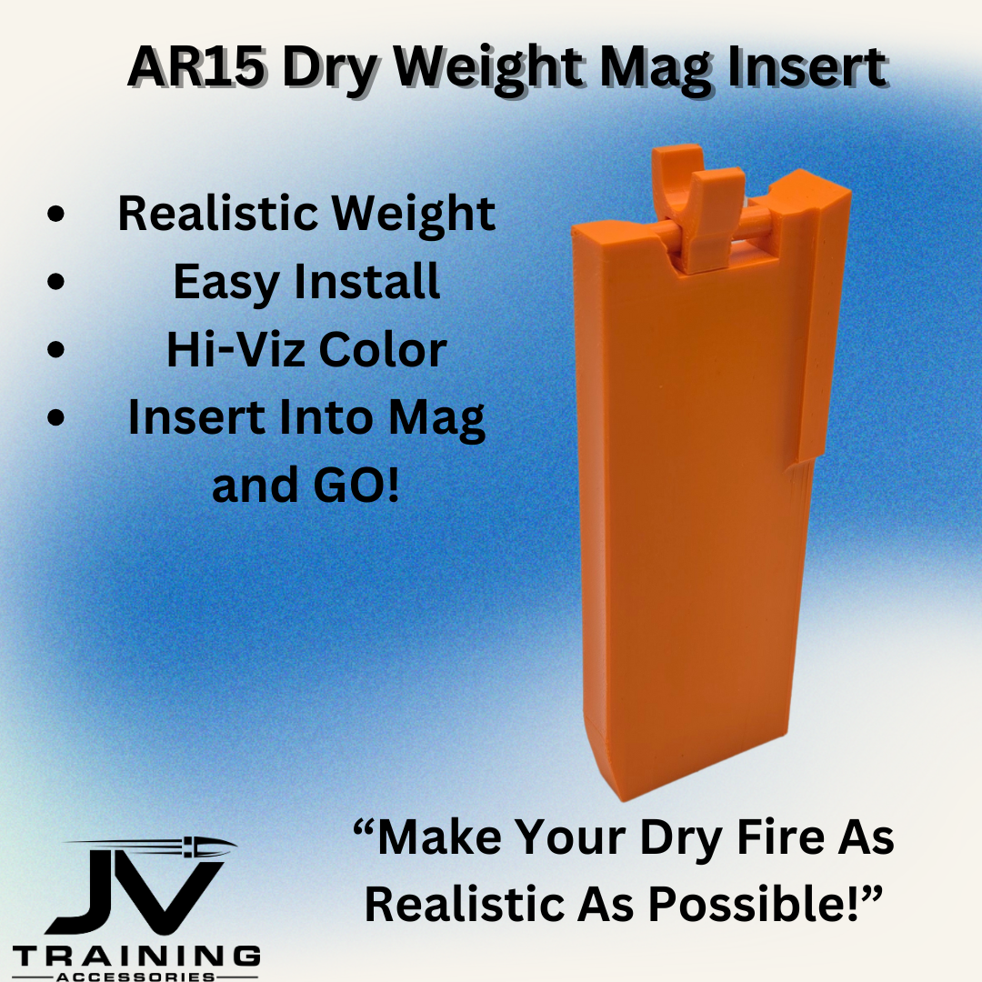 ”Dry Weight” Weighted Magazine Insert for AR-15 PMAG by JV Training ...