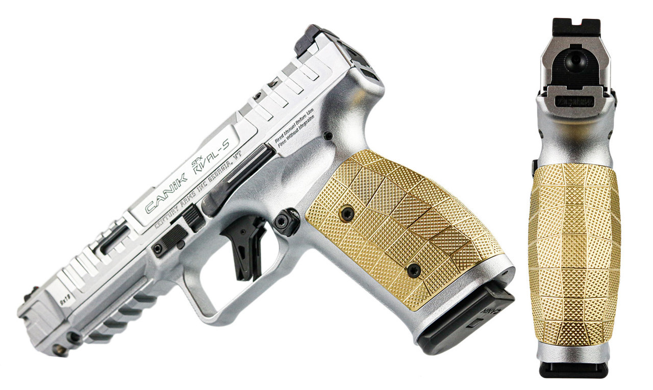 Canik SFx Rival-S Palm Swell Brass Grip by LOK Grips
