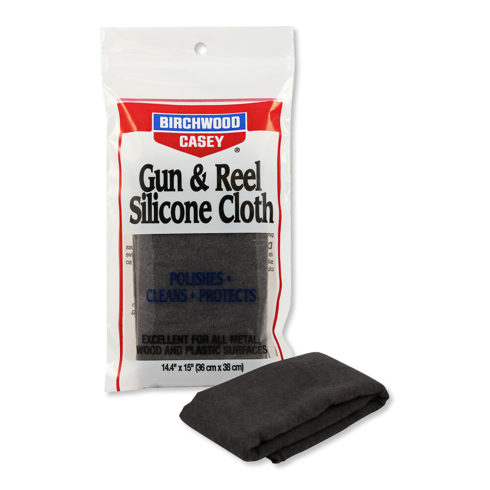 Gun and Reel Silicone Cleaning And Lubricating Cloth 14.4"x15" By Birchwood Casey