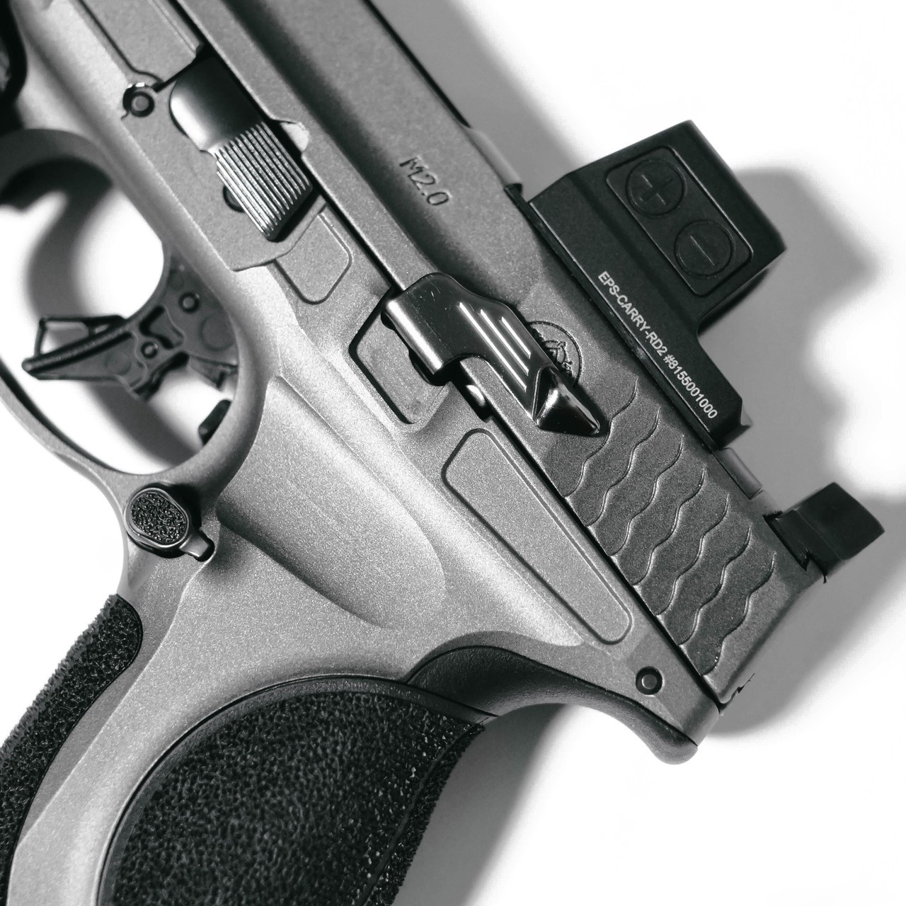Smith & Wesson 9mm Raised and Extended Slide Release by Primatia