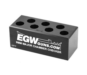 9mm Major - 7-Hole Case Gauge by EGW (70112) 9mm Major - 7-Hole Case Gauge by EGW (70112)