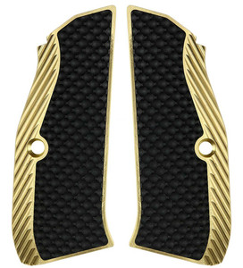CZ Thin Brass w/ G10 Bogies Insert by Lok Grips (CZ75S2TBG10)