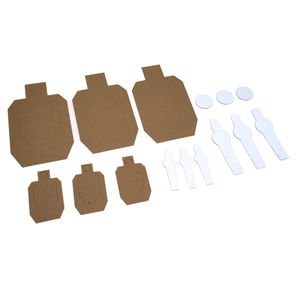 Scaled Dryfire Target Kit including IDPA Style Targets, Poppers, Mini-Poppers, and Dots  Scaled Dryfire Target Kit including IDPA Style Targets, Poppers, Mini-Poppers, and Dots