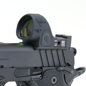 ICM Springfield Prodigy RMR / SRO / Holosun Adapter Plate with Back Up Iron Sight by Impact CNC Machine ICM Springfield Prodigy RMR / SRO / Holosun Adapter Plate with Back Up Iron Sight by Impact CNC Machine