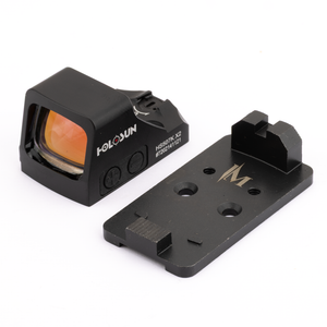 ICM Dan Wesson DWX RMSC Optic Plate with Back Up Iron Sight - 1065