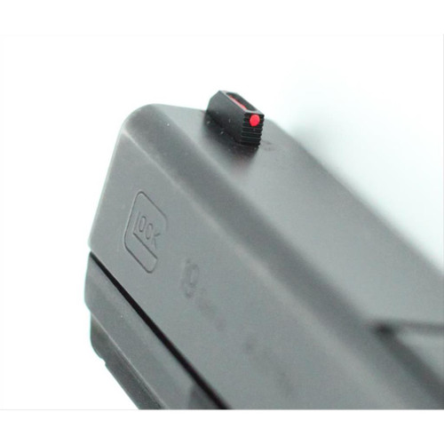 Glock EDC Fiber Front / Black Rear Sight Set by Henning Glock EDC Fiber Front / Black Rear Sight Set by Henning