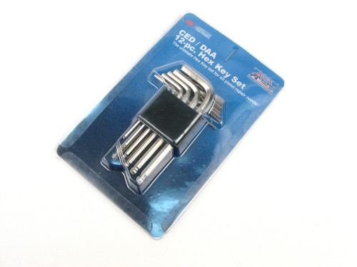 DAA 12-pc.set in Metric & Standard Hex Key Set by Double Alpha Academy