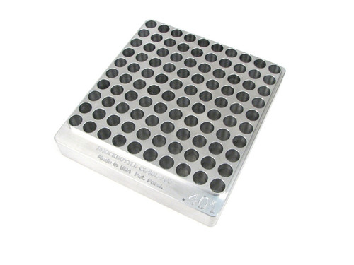 100-Hole 40 S&W Extra Large & Long Chamber Checker Cartridge Case Gauge - Great for Moly and Lead 40XL Hundo Casegauge 100-Hole 40 S&W Extra Large & Long Chamber Checker Cartridge Case Gauge - Great for Moly and Lead 40XL Hundo Casegauge