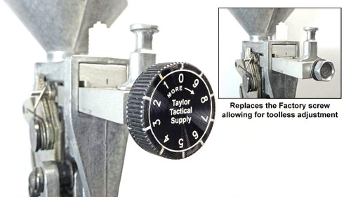 Dillon Powder Bar Adjustment Knob by Taylor Tactical