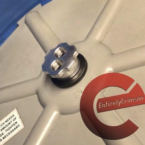 Dillon Precision Case Feeder Plate EZ Removable Knob by Entirely Crimson Dillon Precision Case Feeder Plate EZ Removable Knob by Entirely Crimson