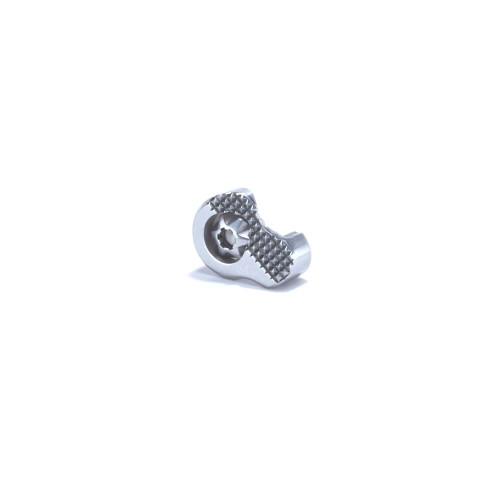 SVI Metal Grip Checkered Mag Release Button Teardrop by Infinity