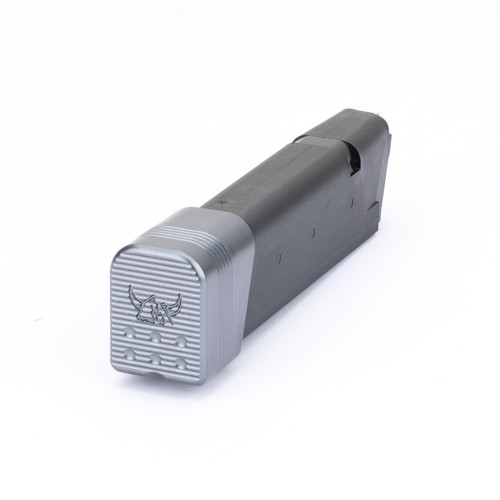Henning H141-GS9 +6 Basepad and Spring Kit for Glock 17/34/19X/45 — 140mm USPSA Competition Grey Gray