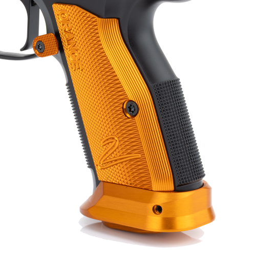 CZ TS2 Orange (Tactical Sport 2) in 9mm - 91266 Grips and magwell