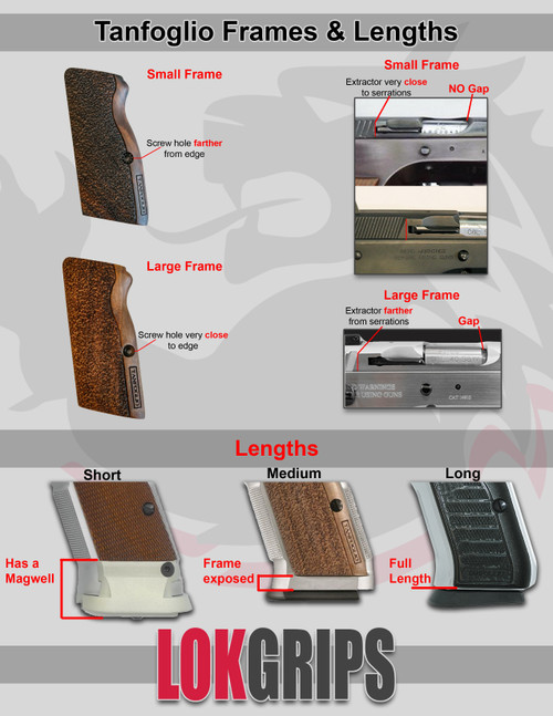 Tanfoglio / EAA / IFG - Palm Swell GridLOK Aggressive Brass by Lok Grips (TFPSGLA) Tanfoglio / EAA / IFG - Palm Swell GridLOK Aggressive Brass by Lok Grips (TFPSGLA)