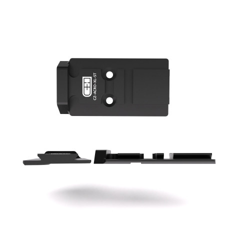 CZ P-10 Aimpoint ACRO Steel Optic Adapter Plate by CHPWS (CZ-ACRO-XL-ST)
