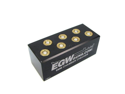  9mm Luger 7-Hole Chamber Checker Case Gauge by EGW