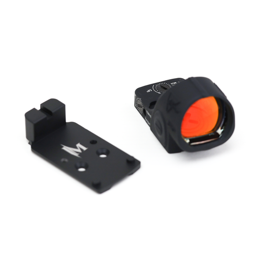 ICM Springfield Prodigy RMR / SRO / Holosun Adapter Plate with Back Up Iron Sight by Impact CNC Machine ICM Springfield Prodigy RMR / SRO / Holosun Adapter Plate with Back Up Iron Sight by Impact CNC Machine