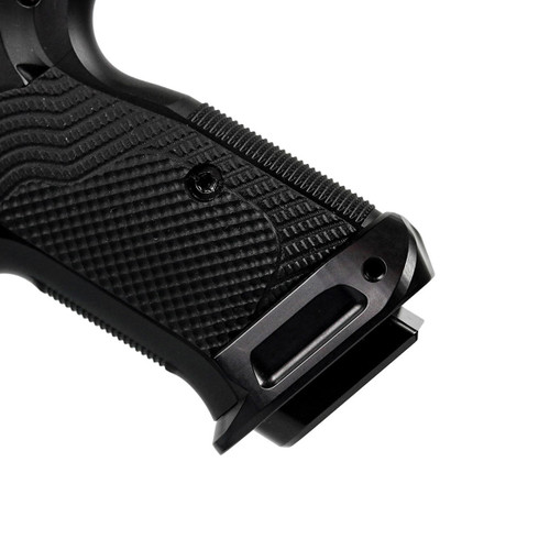 CZ Shadow 2 Compact Magwell - Brass by LOK Grips CZ Shadow 2 Compact Magwell - Brass by LOK Grips
